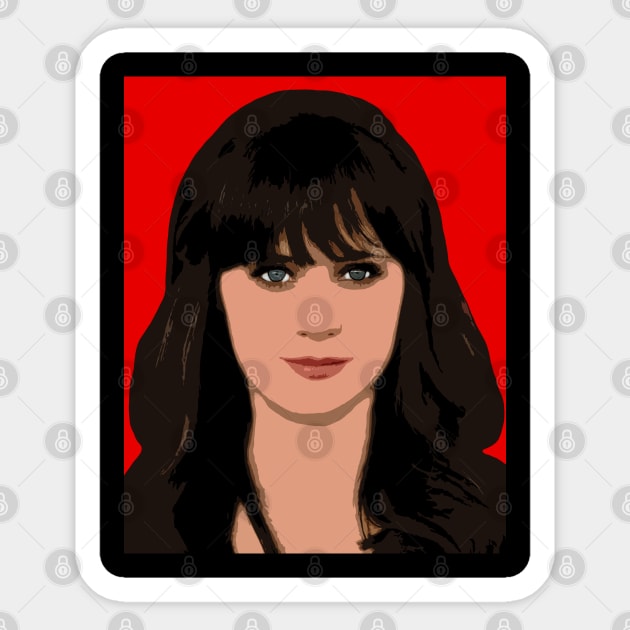 zooey deschanel Sticker by oryan80